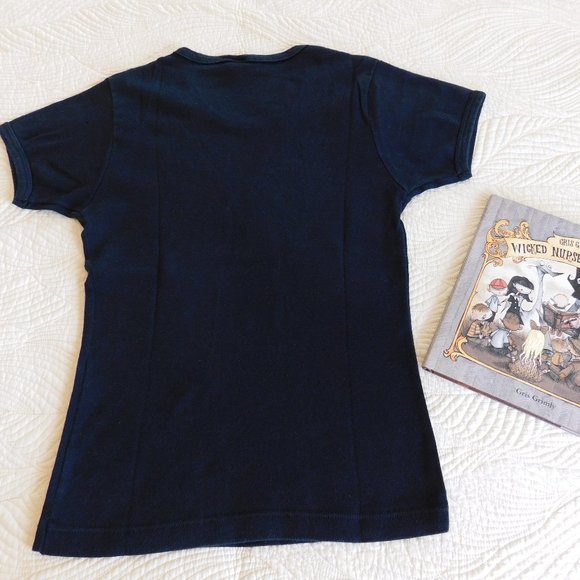 Rare Gris Grimly Wicked Nursery Rhyme Mistress Mary Hot Topic style goth T shirt - Picture 10 of 15